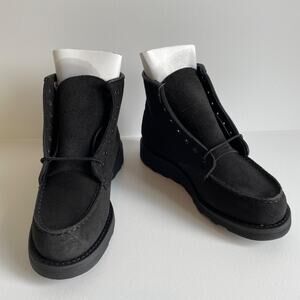 Red Wing Women's 6'' Classic Moc Leather Boots‎ Size 7 Black Suede 3346 New Box